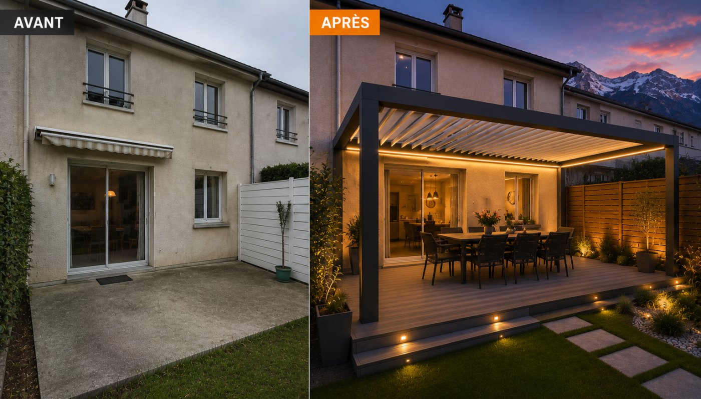 Pergolas Savoie — pergolas bioclimatiques sur-mesure à Annecy et alentours, devis gratuit sous 24h